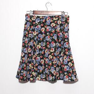 NEW Vintage Casual Corner Floral A-Line Skirt Size M
